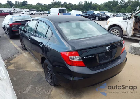 2012 Honda Civic Lx из США, поврежденный, VIN 2HGFB2F55CH608942